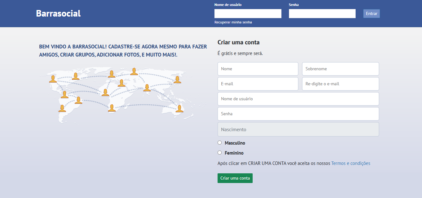 CLIQUE AQUI PARA FAZER O CADASTRO